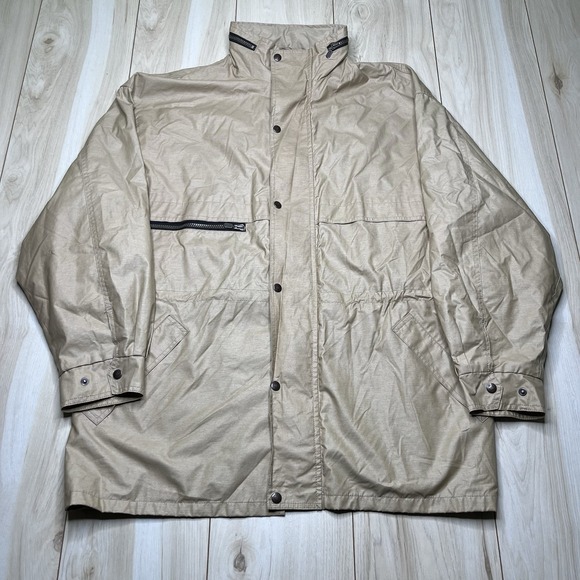 VINTAGE The Australian Outback Collection Wax Jacket Mens Size XL Tan - Picture 2 of 16